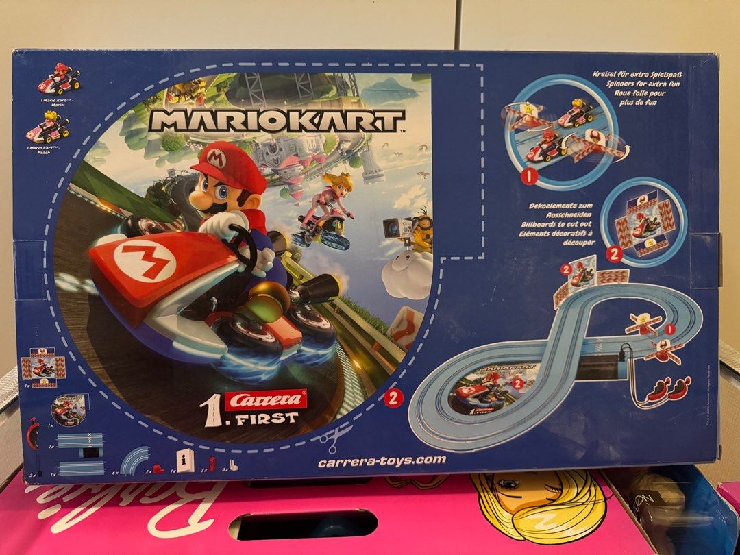 Carrera First Nintendo Mario Kart Slot Car Race Track 2 Cars Mario Bros Hobbies Toys Toys Games on Carousell