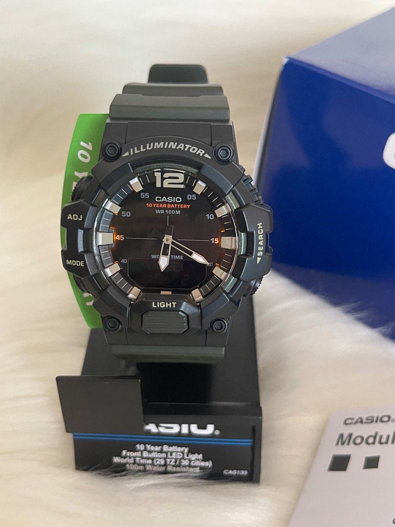 Casio men's classic analog black watch online