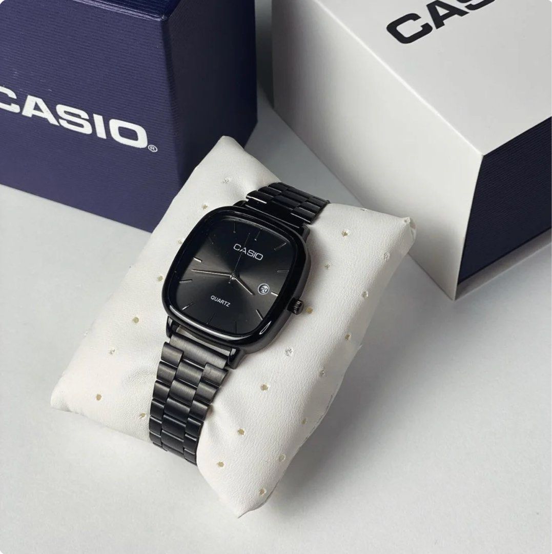 Black casio vintage watch 2025