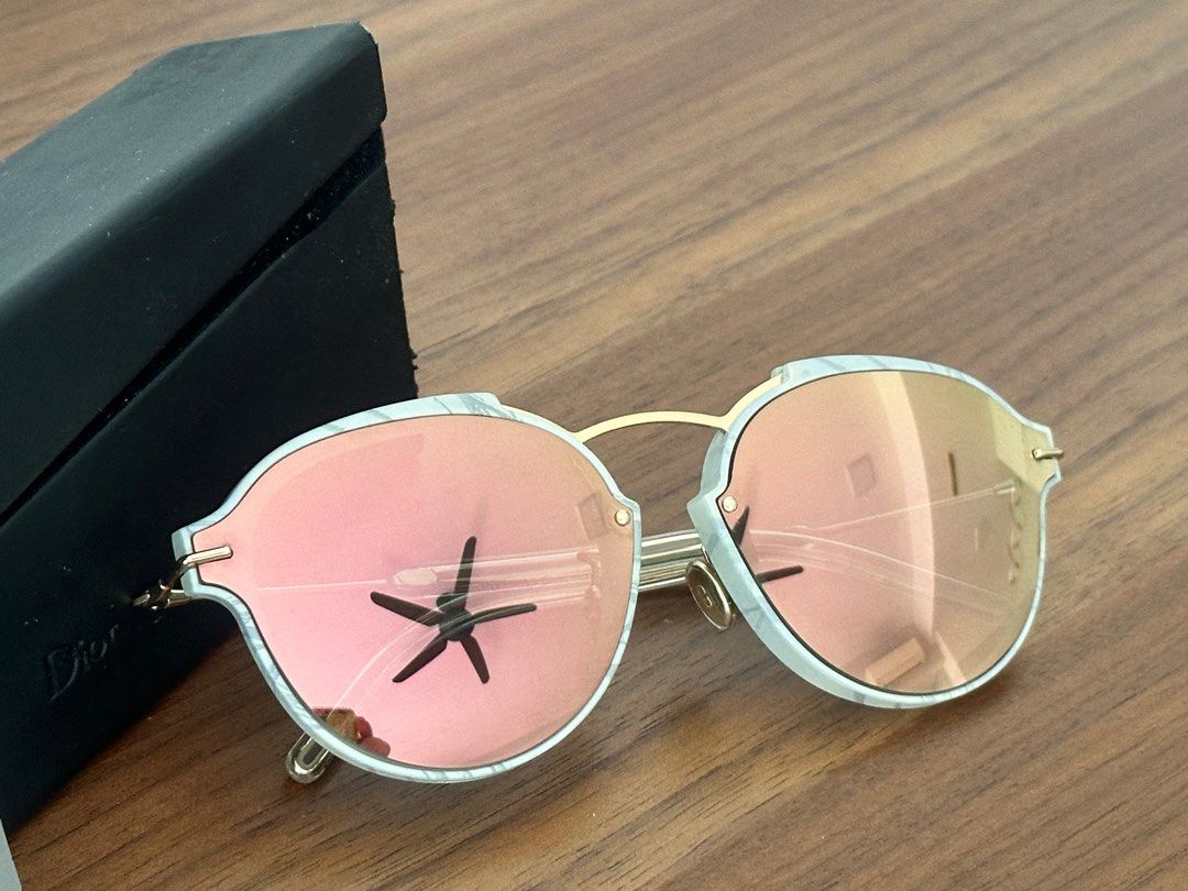 Dior eclat notched mirrored sunglasses online