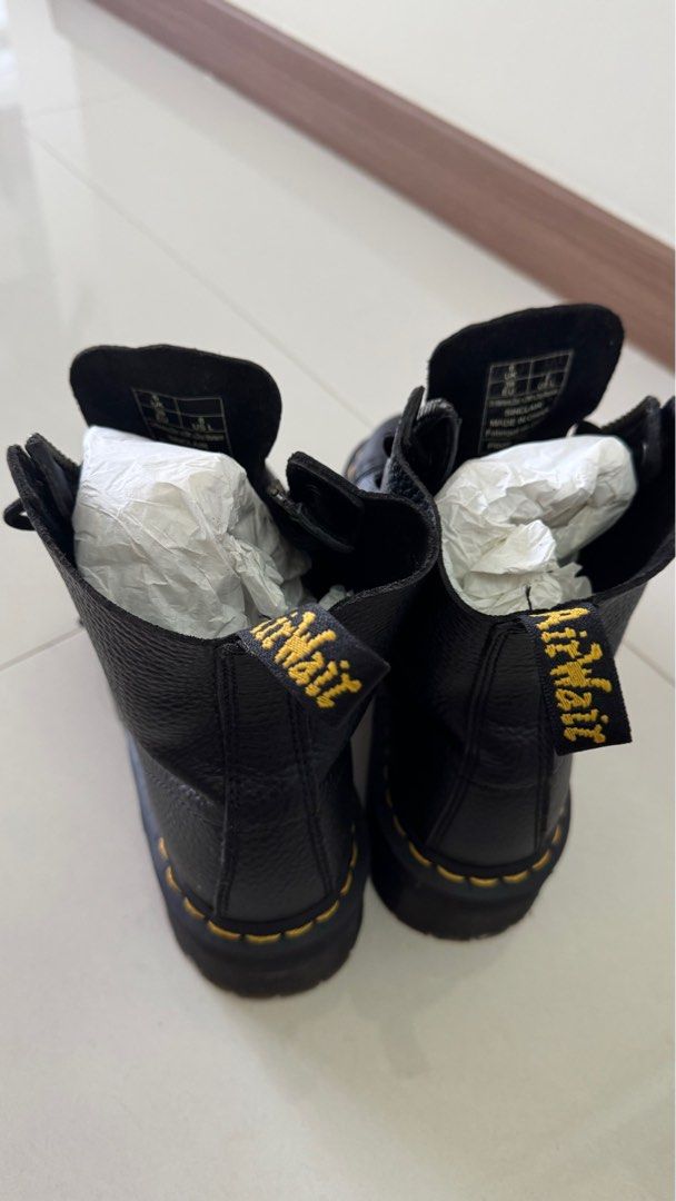Dr Martens Sinclair 8 Eye Aunt Sally Boots Women s Fashion Footwear Boots on Carousell