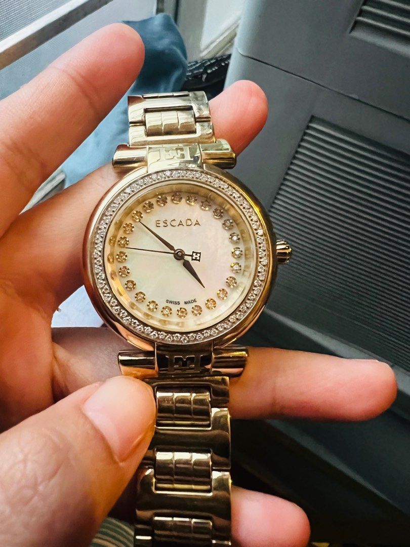 Escada with REAL DIAMONDS Luxury Watches on Carousell