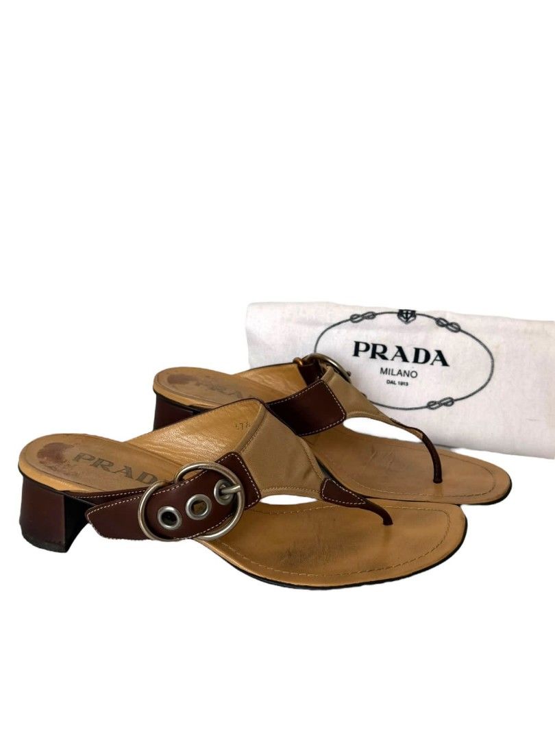 Fast Sale, Preloved, Prada Sandal, size T cm, With dustbag,  •Nett, •Exclude ongkir ❤