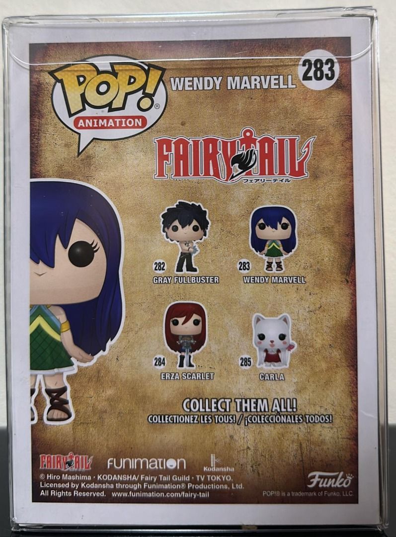 Funko Pop Animation Fairy Tail Wendy Marvell 283 Hobbies Toys Toys Games on Carousell