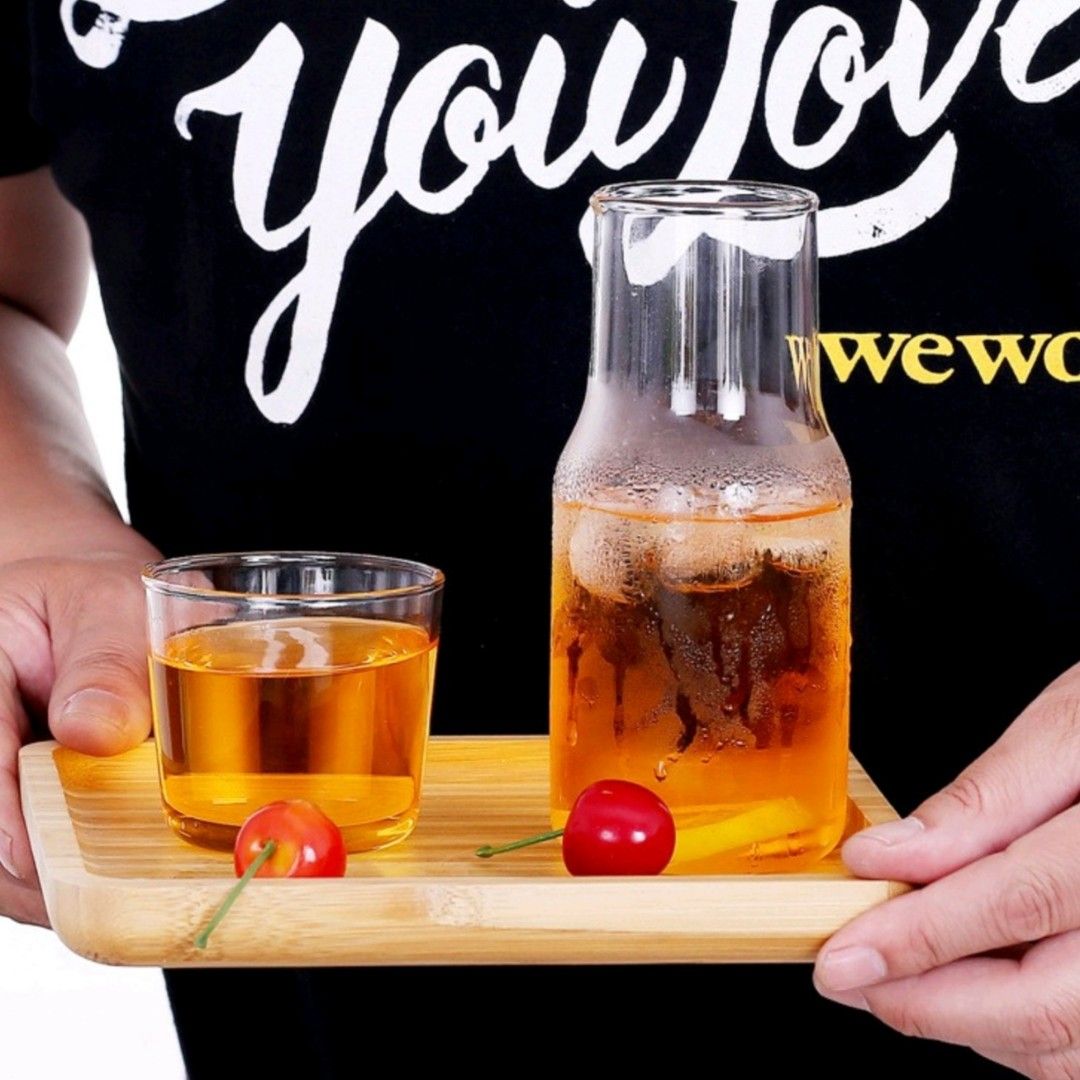 Glass Carafe (Category: Other Kitchenware & Tableware) located in Manila. Submitted by heypeachy (Listing ID 1329275551, Image 2). Description: Glass Carafe Set. Selling at a low price! Wholesale..