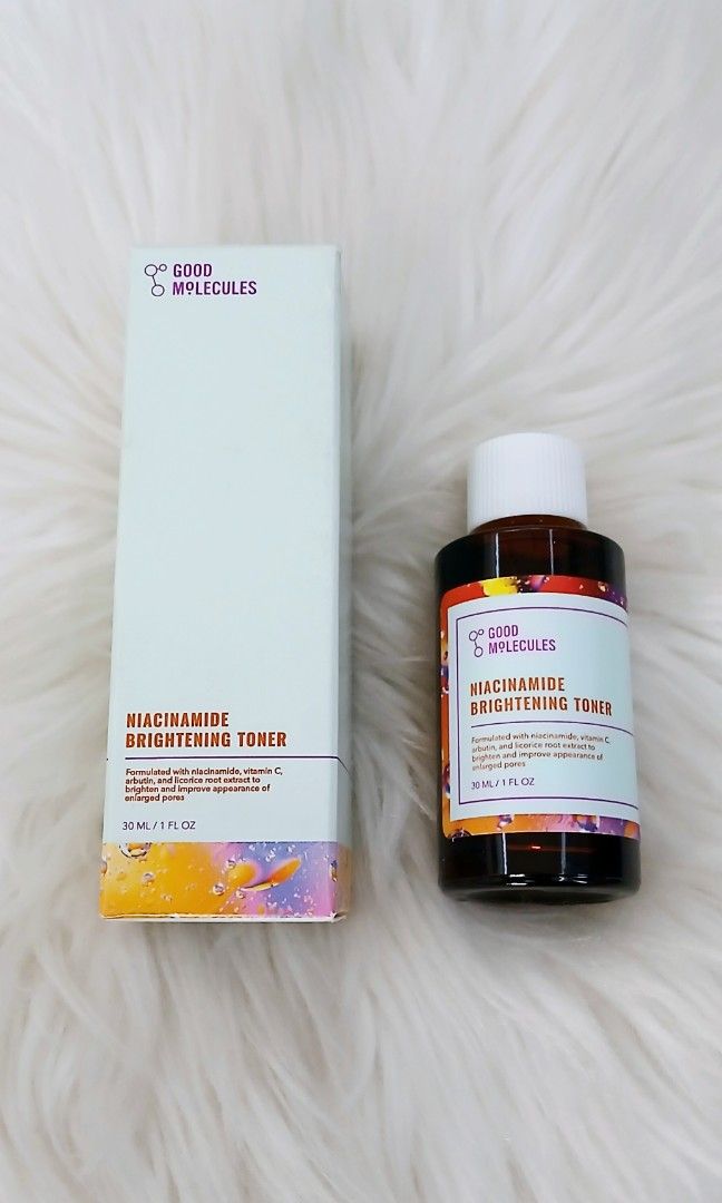 GOOD MOLECULES NIACINAMIDE BRIGHTENING TONER (Category: Face Care) located in San Juan City. Submitted by cashfrancefashioncosmetics_ph (Listing ID 1329192817, Image 1). Description: ‼️ GOOD MOLECULES NIACINAMIDE BRIGHTENING TONER 30 ml.