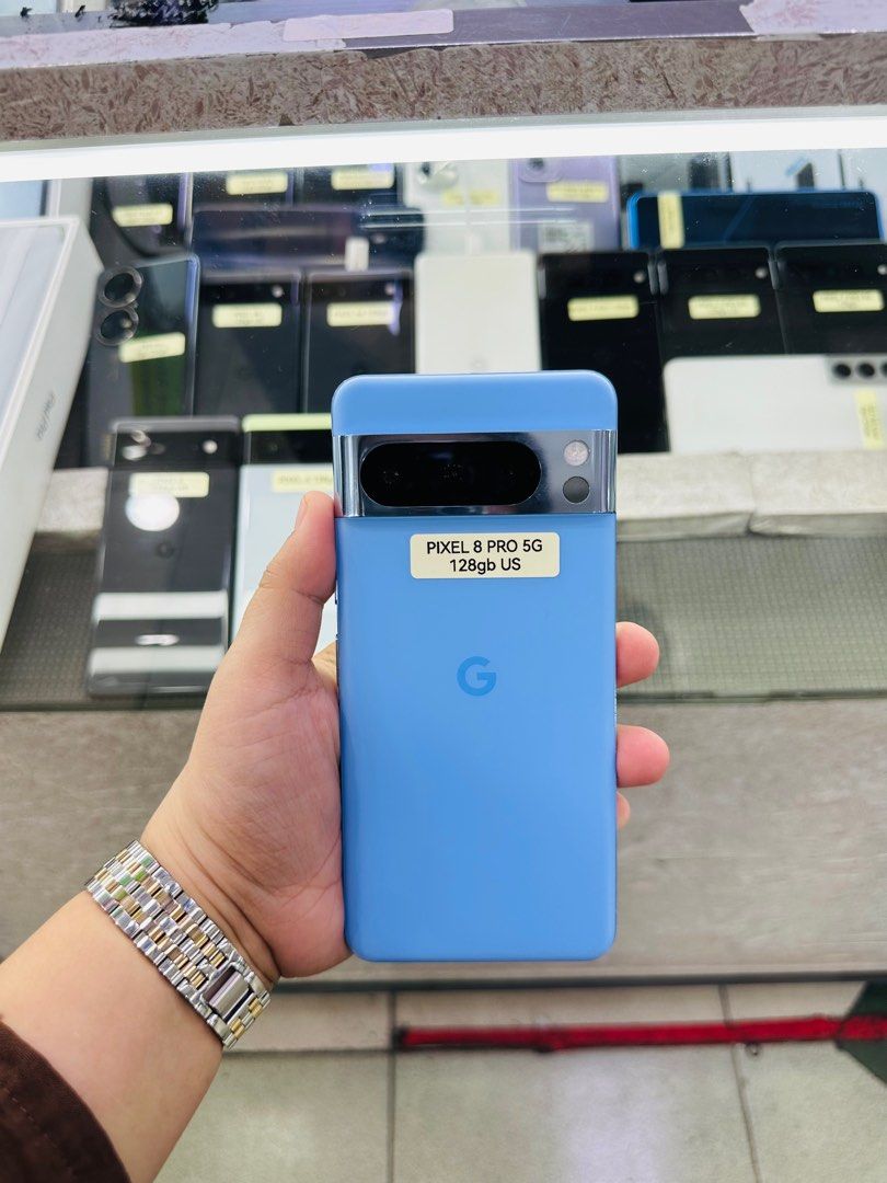 Google Pixel 8 Pro 128gb US FU (Category: Google Pixel) located in San Juan City. Submitted by javedsgadgetshop (Listing ID 1329166201, Image 1). Description: OPEN FOR INSTALLMENT VIA CREDIT CARD/GGIVES/SPAY/BILLEASE & SWAP/TRADE-IN! BUY AND SELL! Quick Specs : Google Pixel 8 Pro •128gb •NTC Variant •Good batt health •Factory Unlock •95% Smoothness •No hidden issue | No Repaired •100% Authentic | Not Refurbished •w/ OEM Charger & store warranty ❣