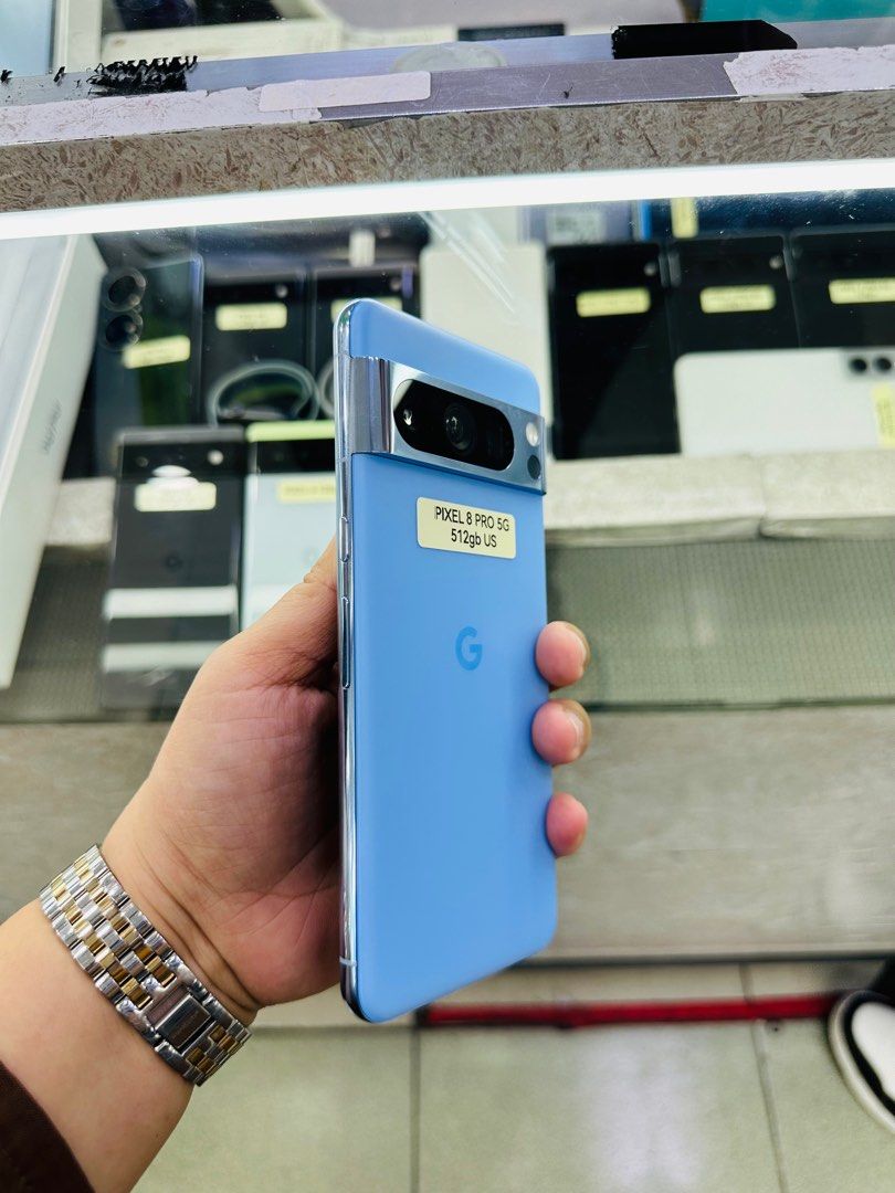 Google Pixel 8 Pro 512gb FU US (Category: Google Pixel) located in San Juan City. Submitted by javedsgadgetshop (Listing ID 1329165452, Image 3). Description: OPEN FOR INSTALLMENT VIA CREDIT CARD/GGIVES/SPAY/BILLEASE & SWAP/TRADE-IN! BUY AND SELL! Quick Specs : Google Pixel 8 Pro •512gb •NTC Variant •Good batt health •Factory Unlock •95% Smoothness •No hidden issue | No Repaired •100% Authentic | Not Refurbished •w/ OEM Charger & store warranty ❣