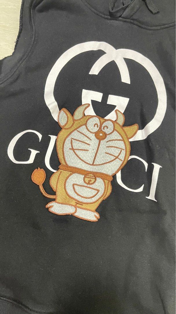 Gucci sleeveless hoodie top