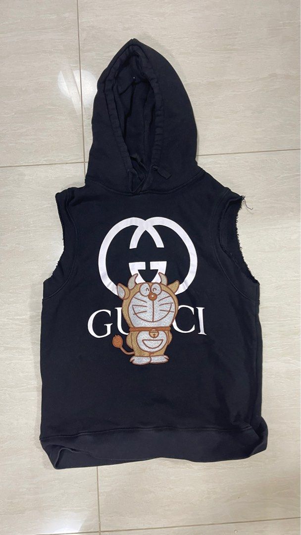 Gucci sleeveless hoodie 2025