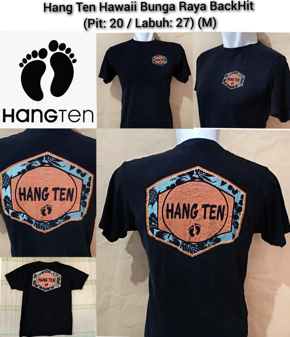 Hang Ten Hawaii bunga raya Backhit, Men's Fashion, Activewear on Carousell