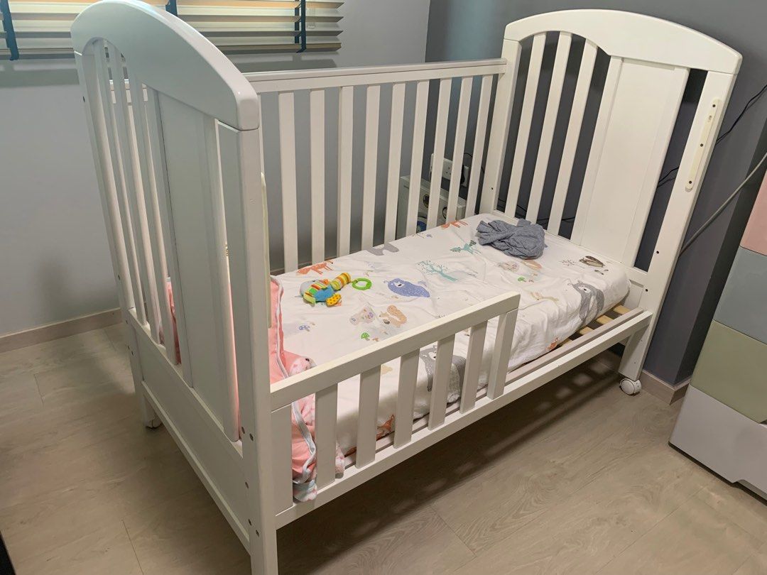 Happy Cot Happy Dream 4-in-1 Convertible Baby Cot, Babies Kids