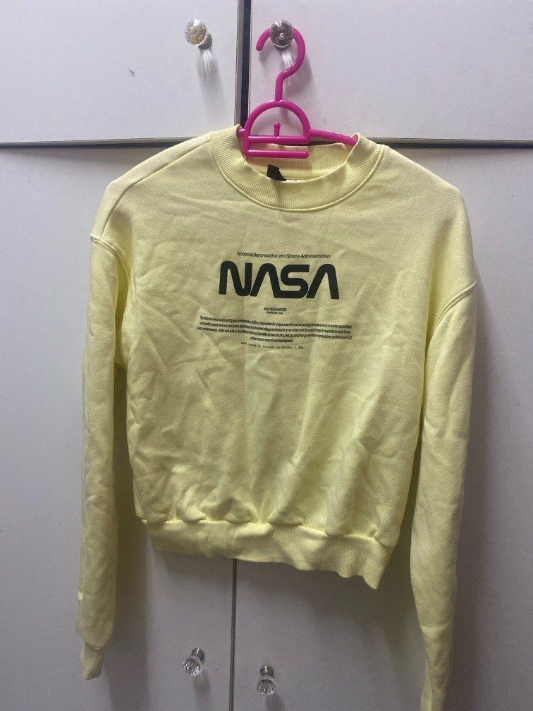 Yellow nasa sweatshirt 2025