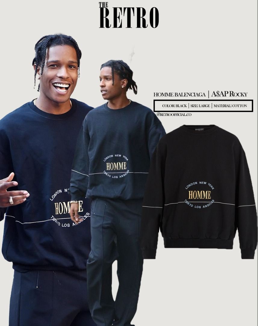 Homme balenciaga hot sale