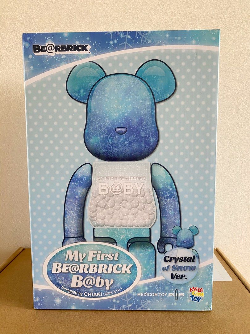 Ready Stock> BearBrick My First Baby Crystal Of Snow Ver 400% + 100%,  Hobbies & Toys, Toys & Games on Carousell