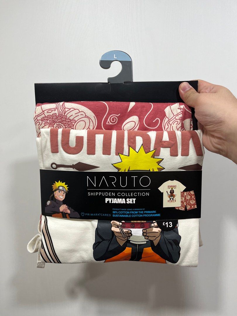 L Primark Naruto Ichiraku Ramen Pyjamas Set