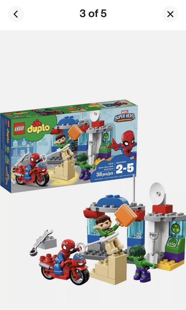 LEGO DUPLO Marvel Spider Man and Hulk Adventures 10876 Hobbies Toys Toys Games on Carousell