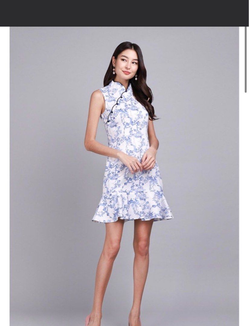Lilypirates cheongsam in garden print