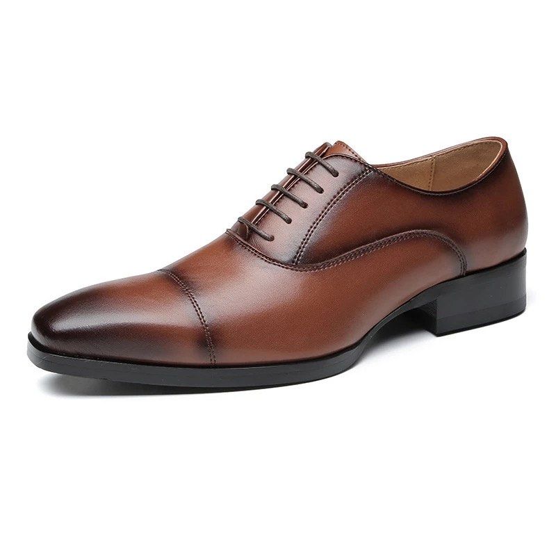 Men Classic Black Brown Formal Shoes New Arrival with Rubber Soles Brand new Ready stocks
