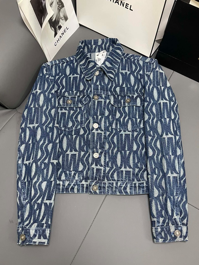 Dior MISS DIOR Denim JACKET ディオールVIP割引【関税込】 Dior ディオール Oblique Down Jacket オブリークダウン