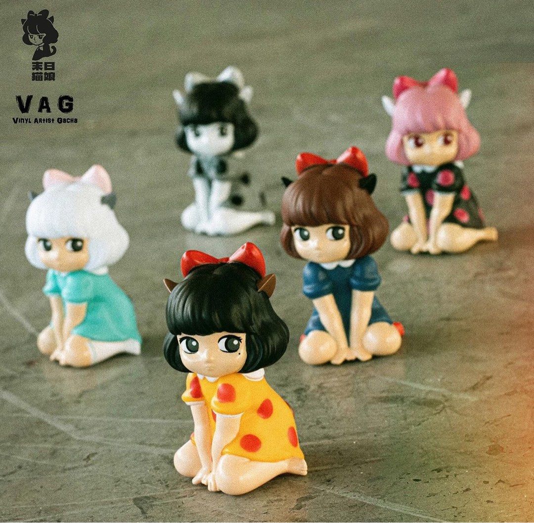 VAG 40 VINYL ARTIST GACHA 末日猫娘 5種 コンプリート