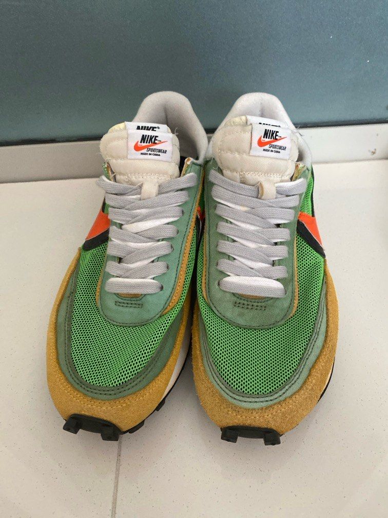 nike ld waffle sacai green