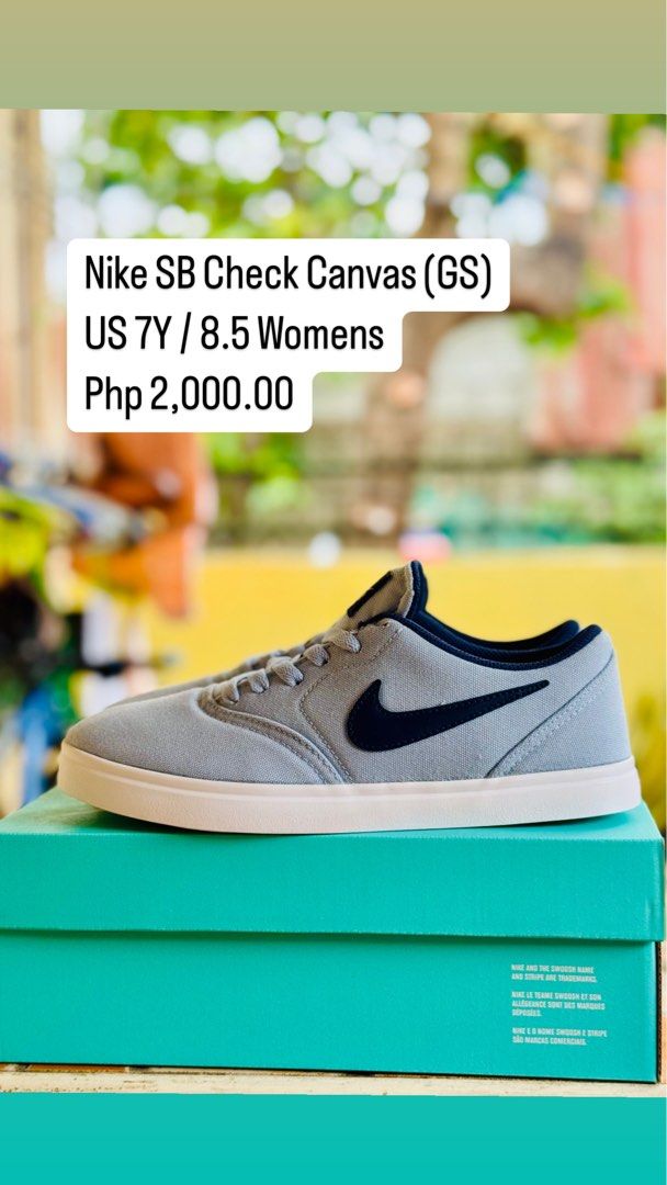 Nike SB Check Canvas US size 7Y 8.5 Womens