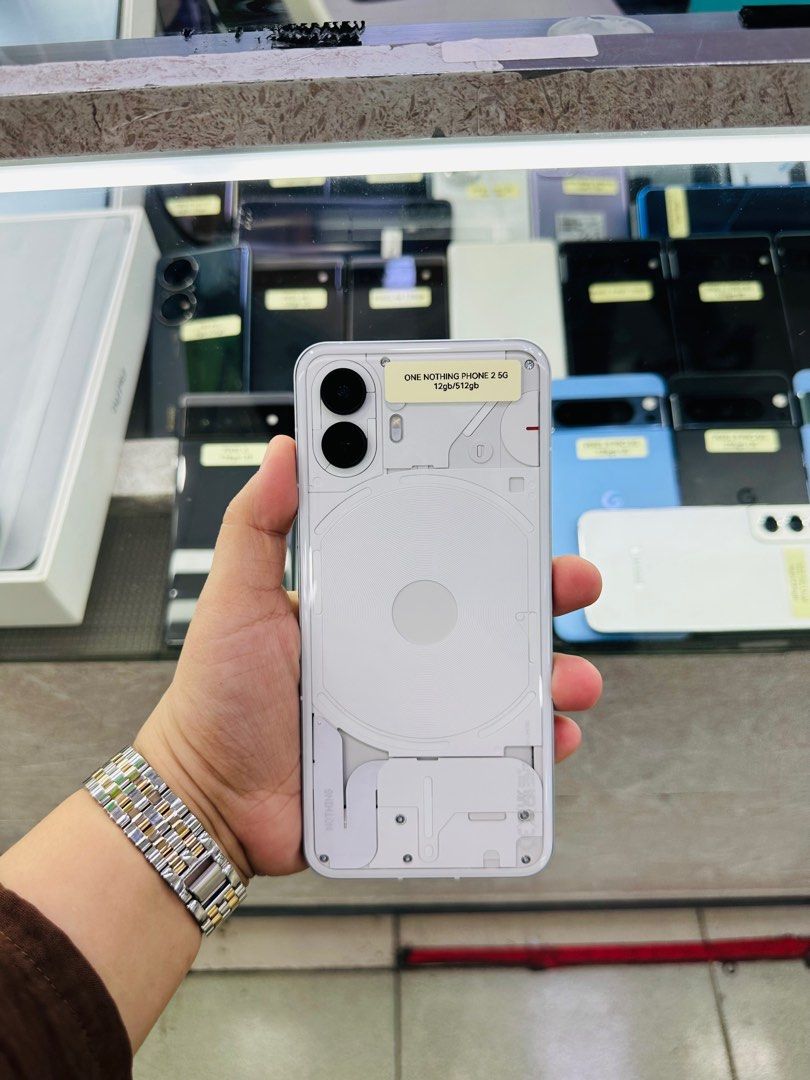 Nothing phone 2 512gb FU NTC (Category: Android Others) located in San Juan City. Submitted by javedsgadgetshop (Listing ID 1329123559, Image 1). Description: OPEN FOR INSTALLMENT VIA CREDIT CARD/GGIVES/SPAY/BILLEASE & SWAP/TRADE-IN! BUY AND SELL! Quick Specs : Nothing Phone 2 •512gb •NTC Variant •Good batt health •Factory Unlock •95% Smoothness •No hidden issue | No Repaired •100% Authentic | Not Refurbished •w/ OEM Charger & store warranty ❣️ -