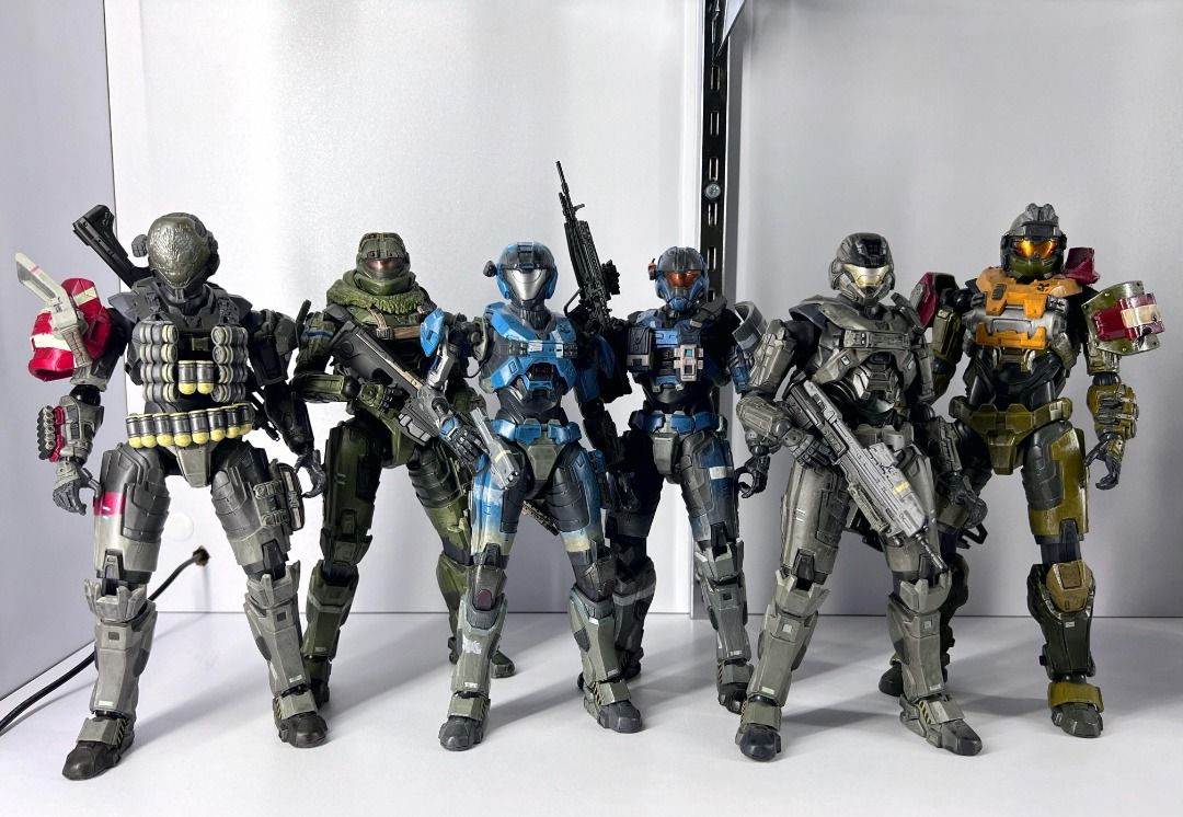 ゲームキャラクター Halo Reach Play Arts opened Square Enix Halo Reach Noble Six (Red) Play Arts Kai Action