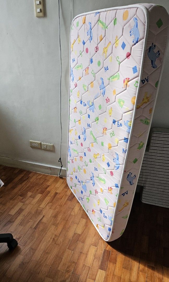 Pre-loved crib/toddler bed (Category: Cots & Cribs) located in Pasig City. Submitted by kim.es06 (Listing ID 1329109734, Image 3). Description: -Wooden crib convertible to toddler bed -has damages and needs to be repaired - available for pick-up by 3rd week of October - slightly negotiable - with mattress and free bed sheets Rfs- moving out sale.