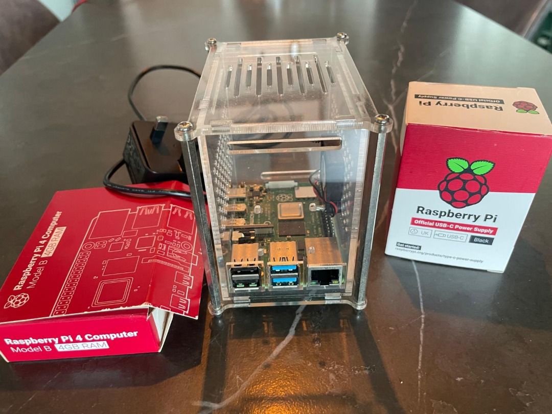 Raspberry Pi 4 Model B - 4GB RAM and ready to boot 500GB USB SSD hard ...