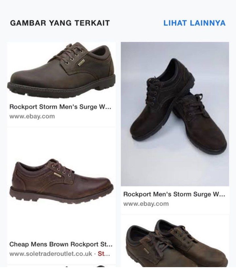 ROCK PORT, Fesyen Pria, Sepatu Sepatu Formal di Carousell