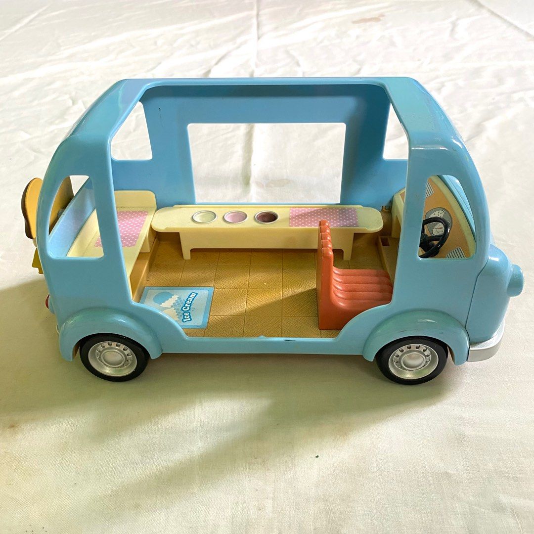 Sylvanian Families Calico Critters Ice Cream Wagon Truck Hobbies Toys Toys Games on Carousell