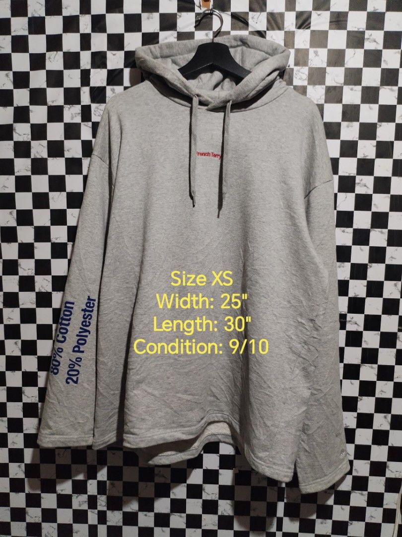 Vetements french terry hoodie clearance