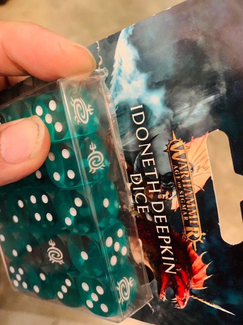 Warhammer AOS Idoneth Deepkin dice used, Hobbies & Toys, Toys