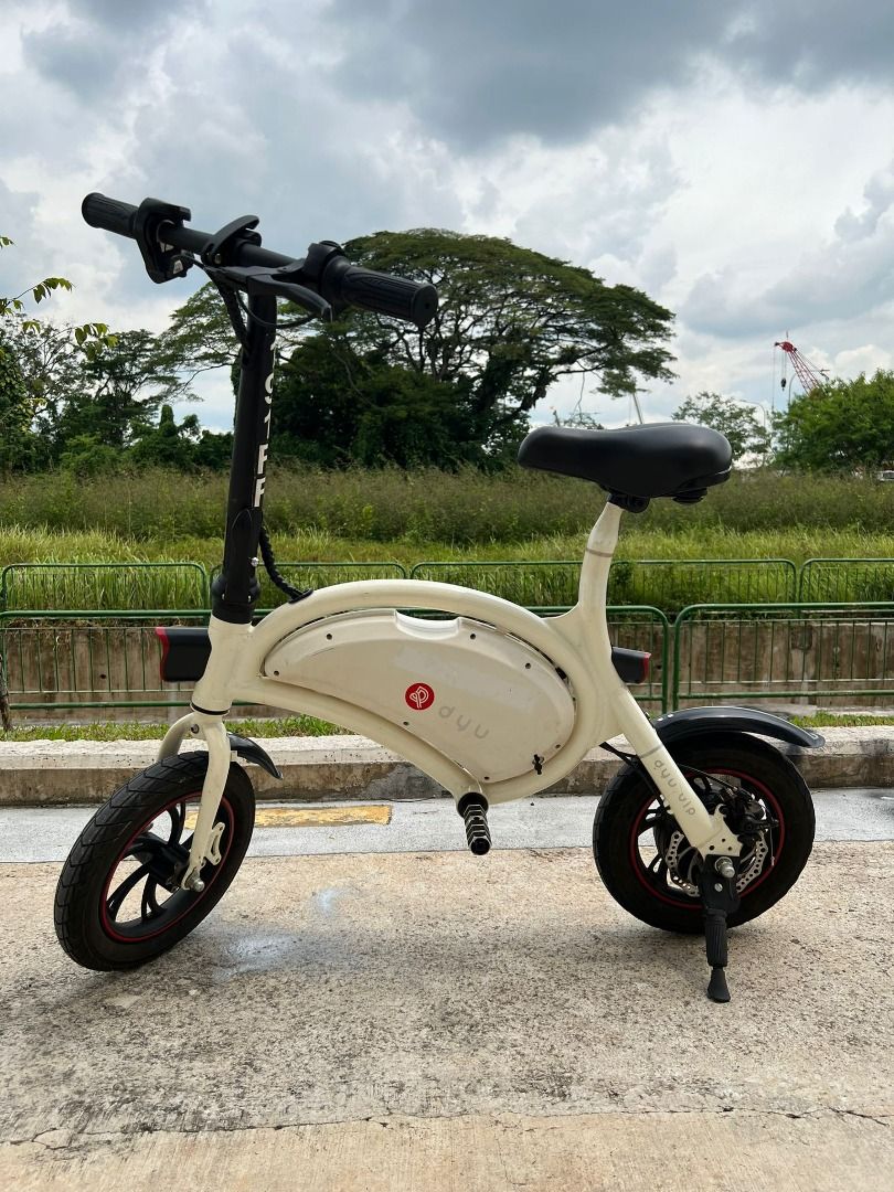 White Colour Original DYU UL2272 With Ownership Sports Equipment PMDs E Scooters E Bikes E Scooters E Bikes on Carousell
