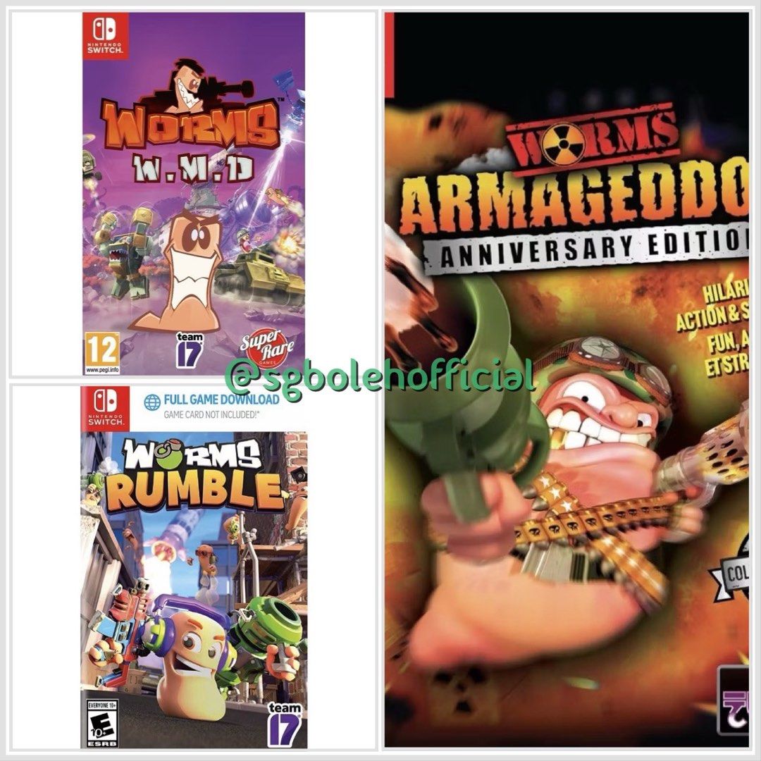Worms Armageddon Anniversary Edition (Nintendo Switch) Worms
