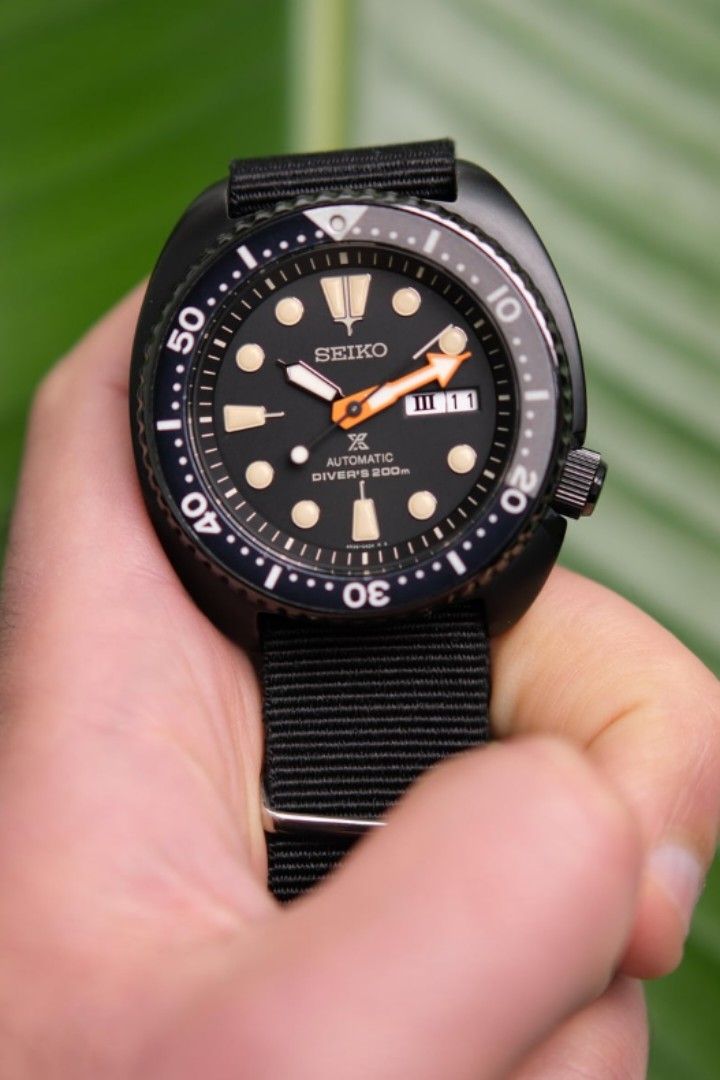WTS WTT FSOT Seiko Limited Edition Black Ninja Turtle SRPC49K1 SRPC49 Tuna Willard Men s Fashion Watches Accessories Watches on Carousell