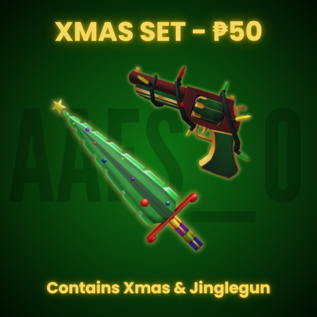 XMAS SET MM2 GODLY │ Roblox Murder Mystery 2 Game, Video Gaming, Gaming