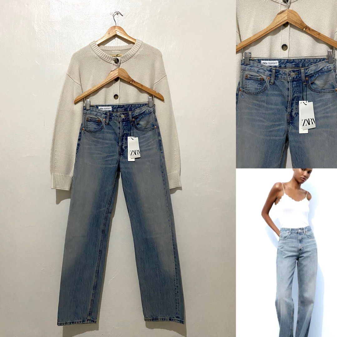 Zara jeans sale top