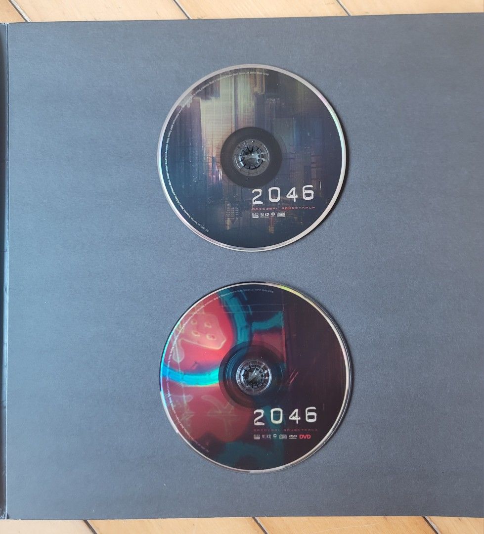 2046王家衛限量CD DVD 3張大海報, 興趣及遊戲, 音樂、樂器& 配件