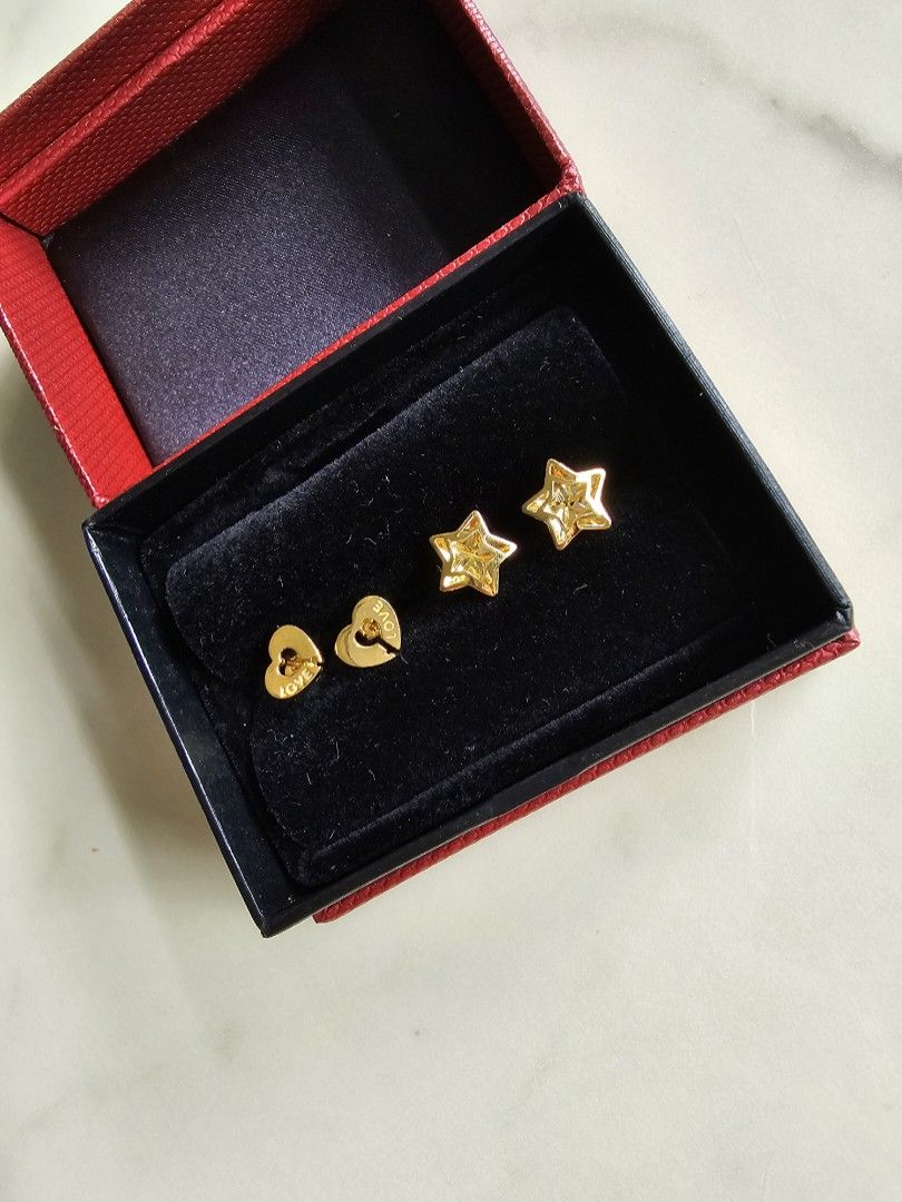 22k Poh Heng Earrings