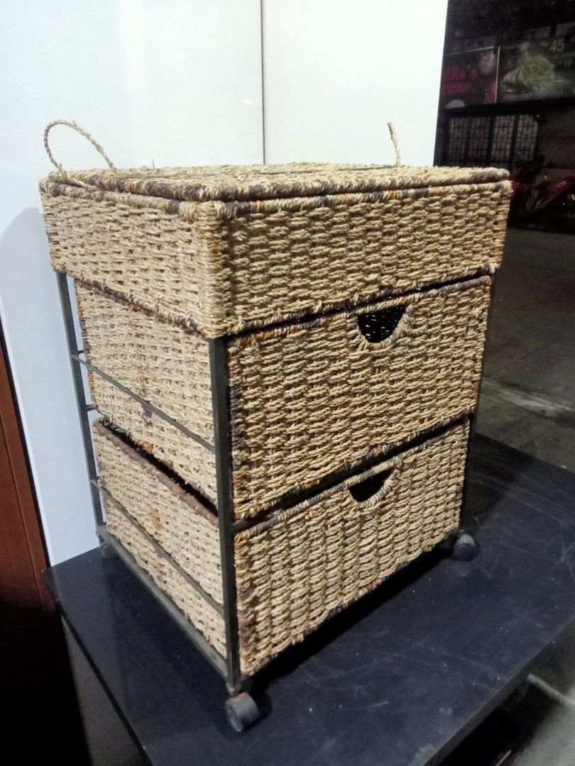 Abaca Organizer/Drawer with wheels, Furniture & Home Living, Furniture ...