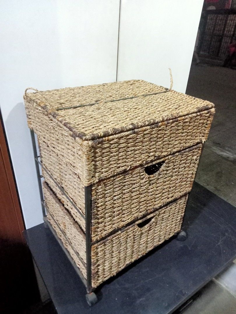 Abaca Organizer/Drawer with wheels, Furniture & Home Living, Furniture ...