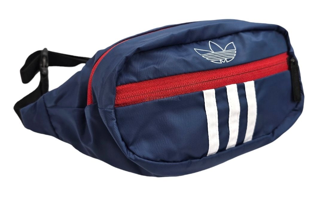 Adidas National CM3828 Three Stripes Blue Red 2 Litre Waist Pouch Waist Crossbody Chest Bag Hip Pack Bum Bag Shoulder Bag Men s Fashion Bags Belt bags Clutches and Pouches on Carousell