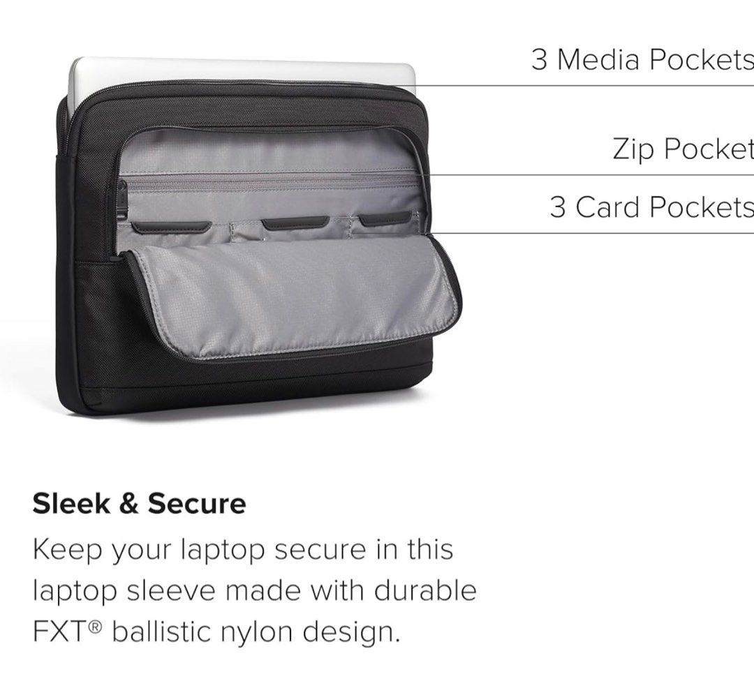 Tumi Alpha Laptop Cover - Protective Laptop Case (Category: Laptop Bags & Sleeves) located in Paranaque City. Submitted by edgeman168 (Listing ID 1329378534, Image 2). Description: Size: Large - 15 inch Brand new Authentic Product details About this item Fabric type Nylon Origin Tumi PH Closure type Zipper Lining Nylon.