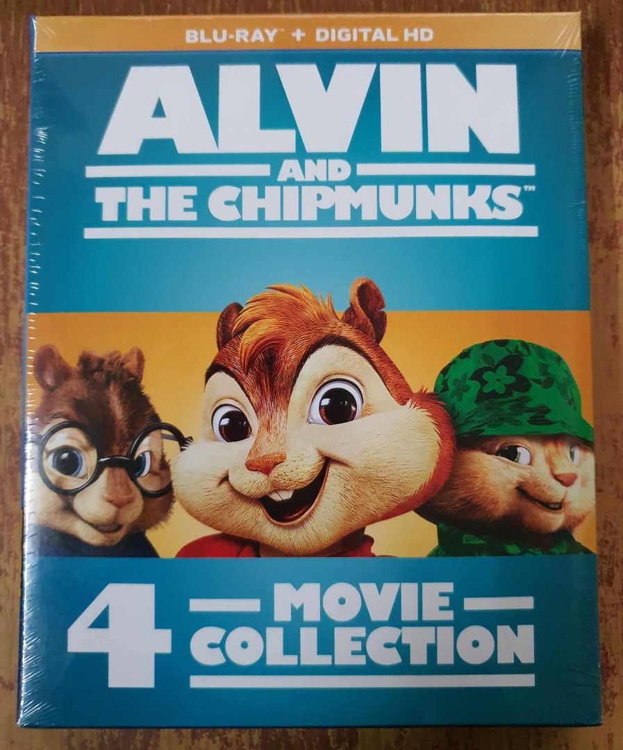 Alvin and the Chipmunks 4 Movie Collection [Bluray], Hobbies & Toys ...