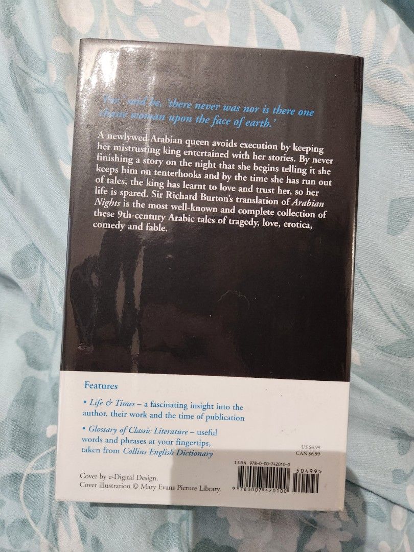 Arabian Nights (Collin Classics) (Category: Storybooks) located in Manila. Submitted by matb_ (Listing ID 1329304174, Image 3). Description: -Brand New & Pristine Condition -No discoloration -No Broken Spine -No Folded/Creased paper.