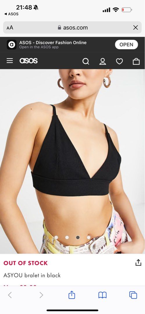 asos bralet