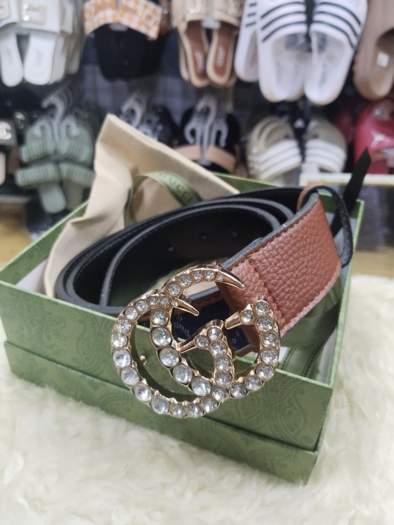 Gucci bling belt hotsell
